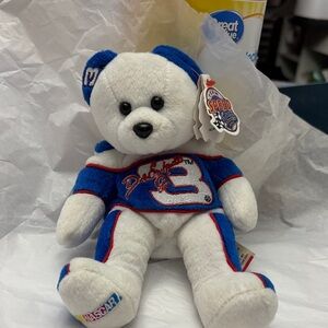 Team Speed Bears 3 Dale Earnhardt Jr beanie baby style bear NWT